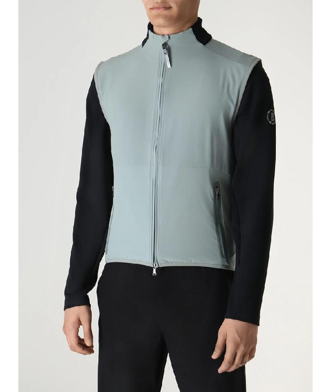 BOGNER Бирюзовый полиэстеровый жилет, фото 6