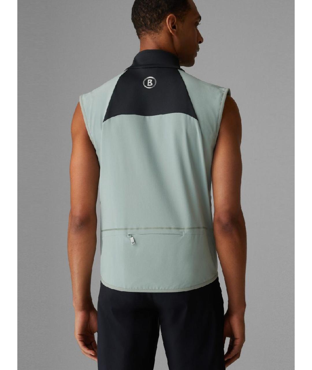 BOGNER Бирюзовый полиэстеровый жилет, фото 9