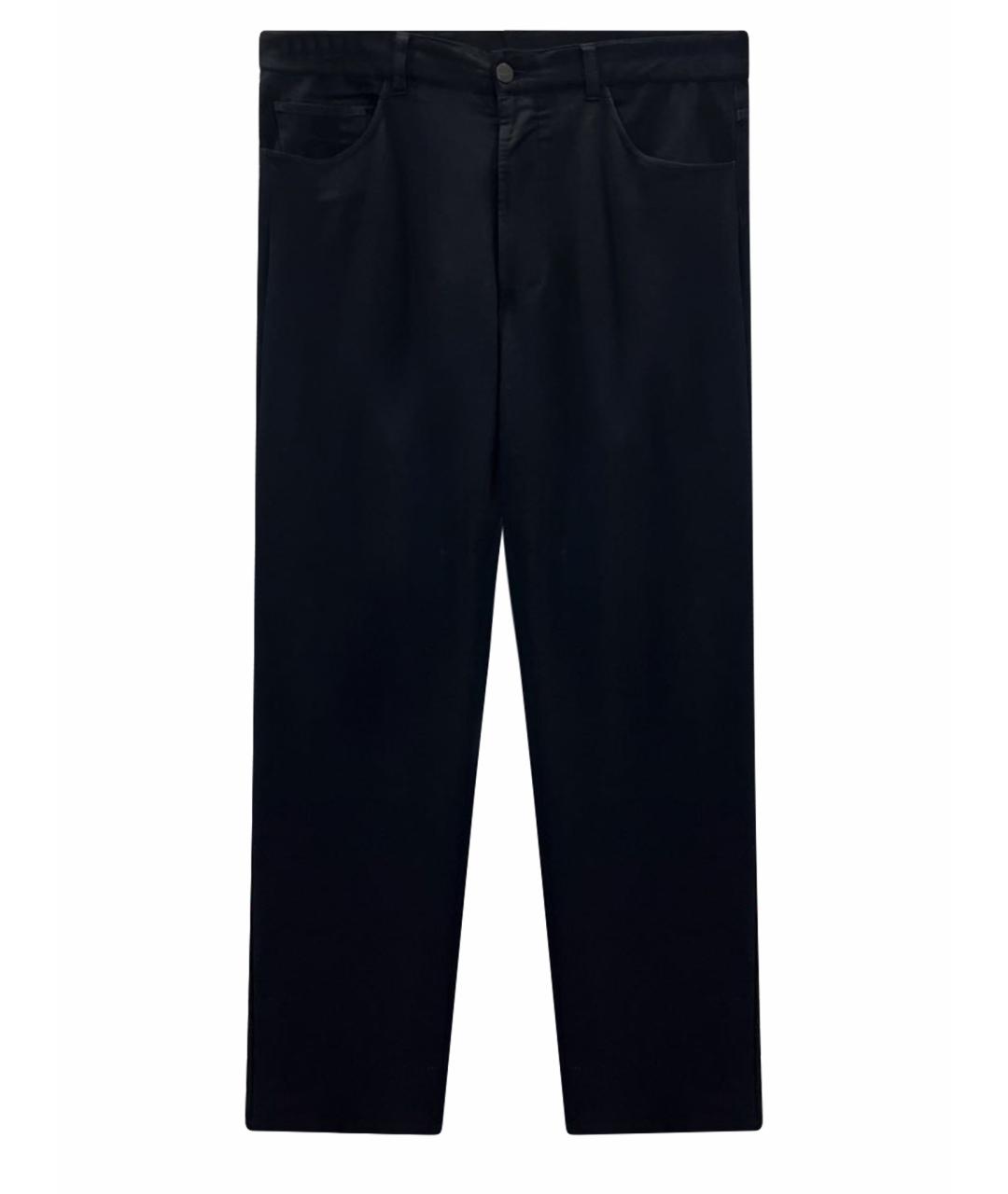 ALBERTO BIANI Черные полиэстеровые повседневные брюки, фото 1