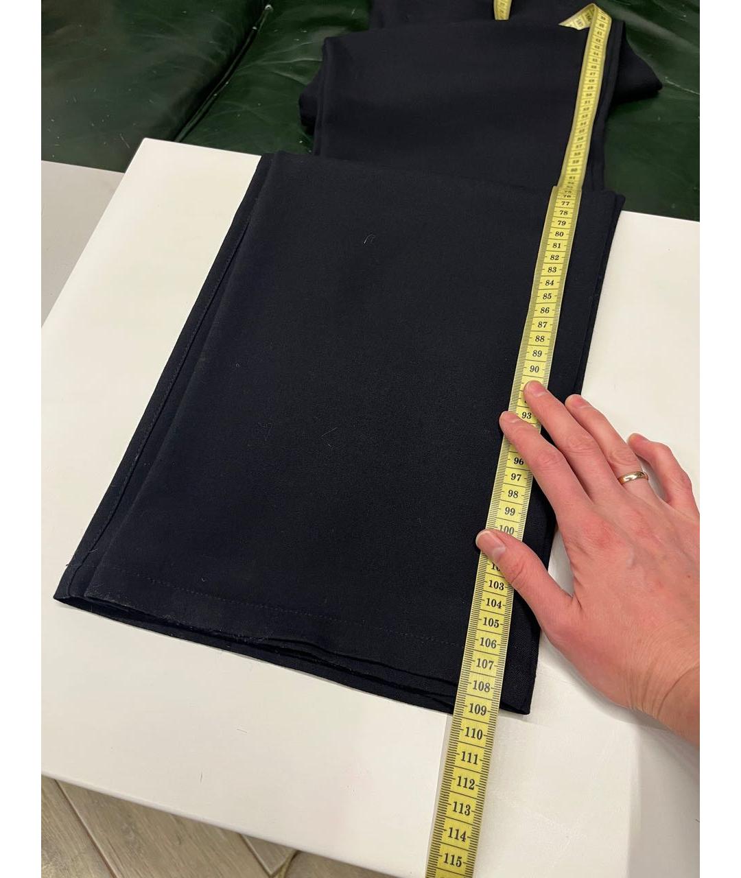 ALBERTO BIANI Черные полиэстеровые повседневные брюки, фото 8