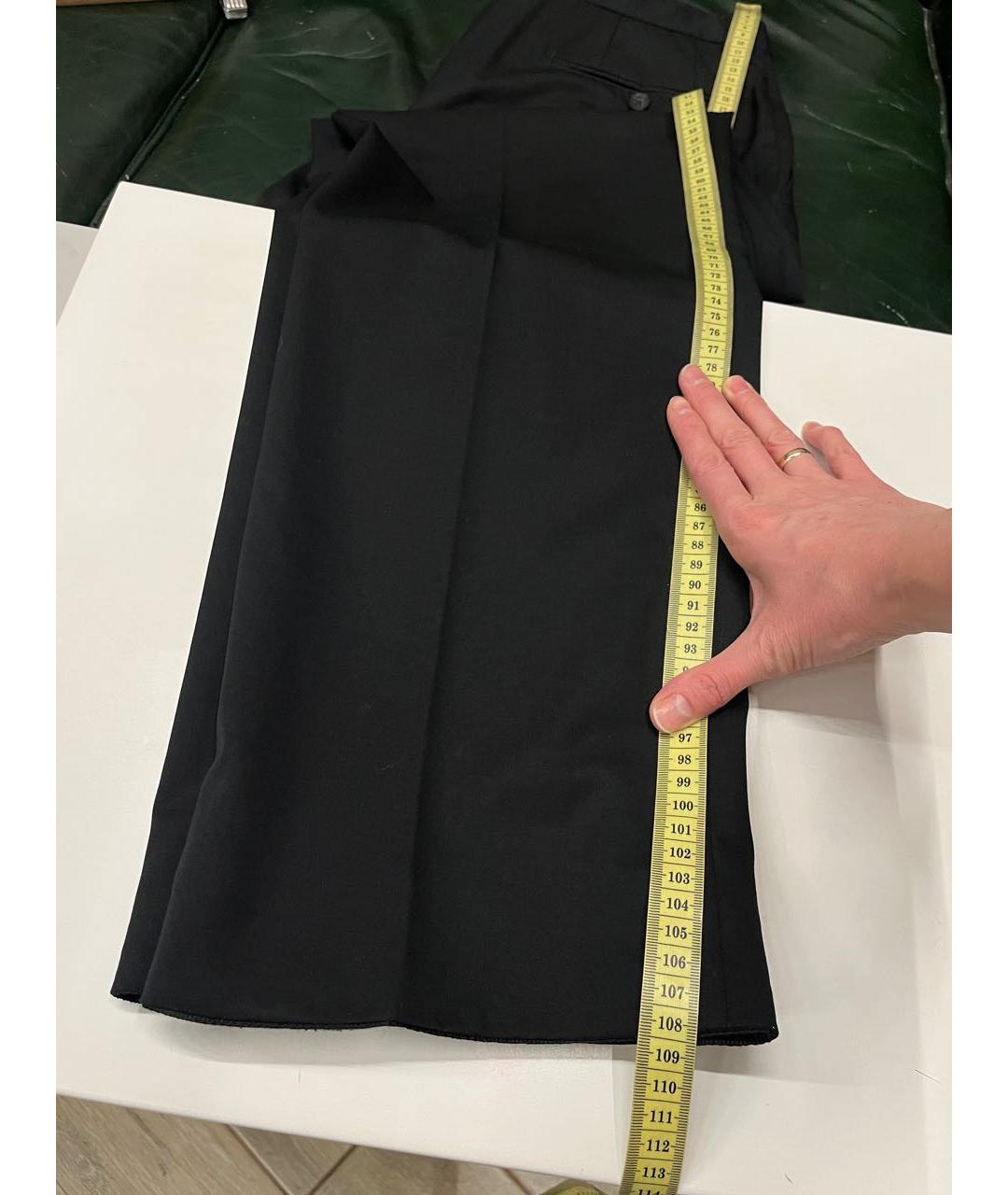 GUCCI Черные шерстяные классические брюки, фото 6