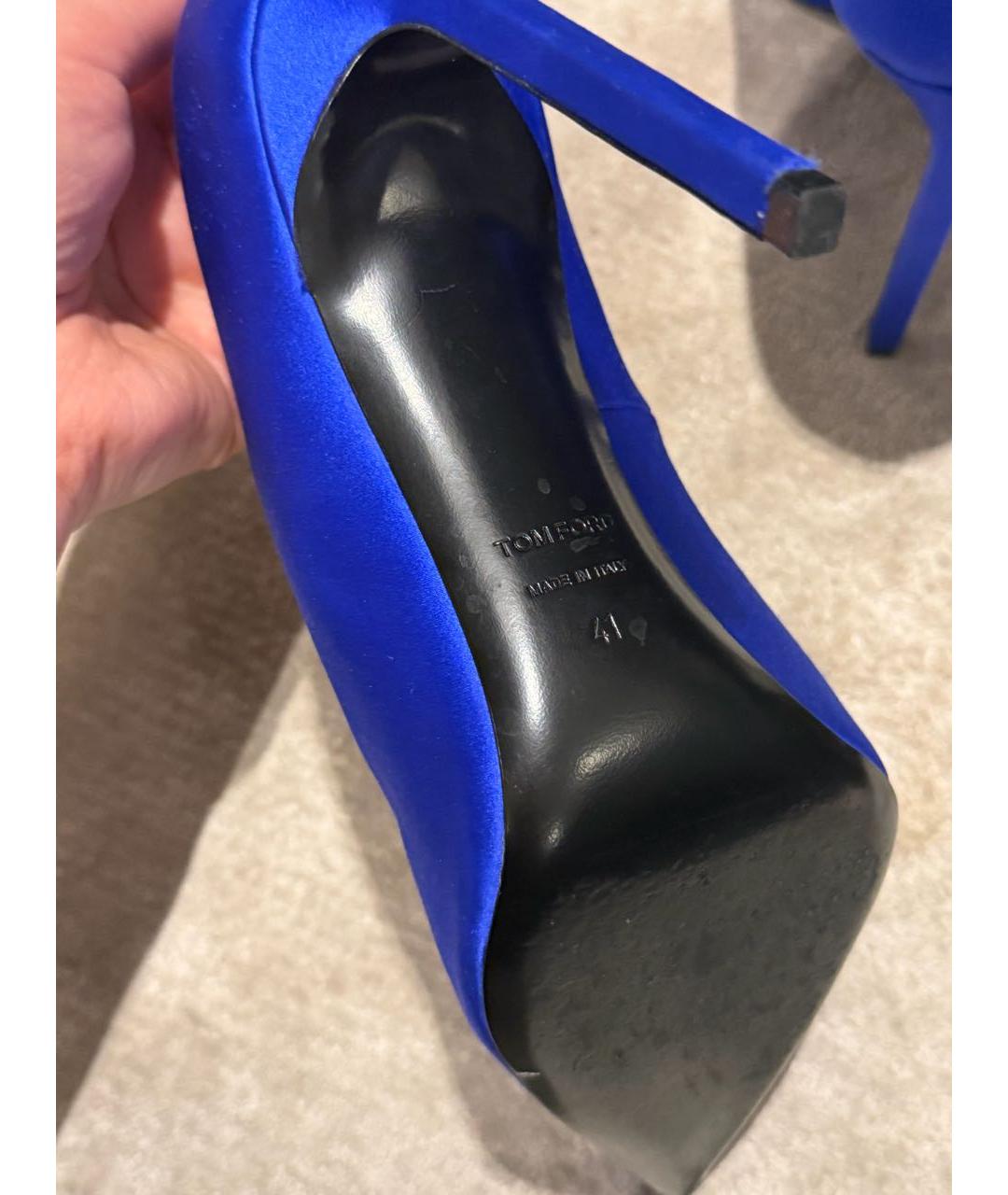 TOM FORD Темно-синие туфли, фото 5