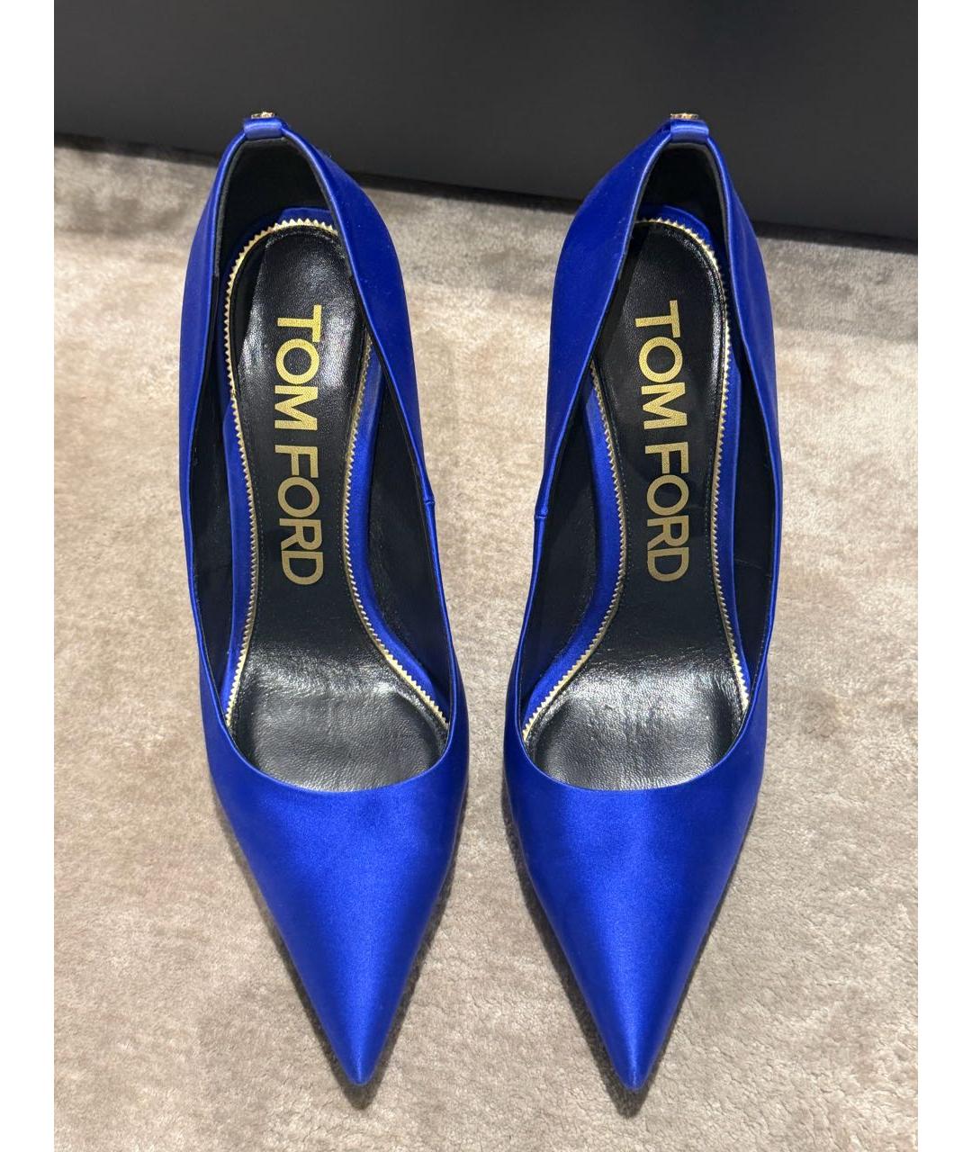 TOM FORD Темно-синие туфли, фото 2