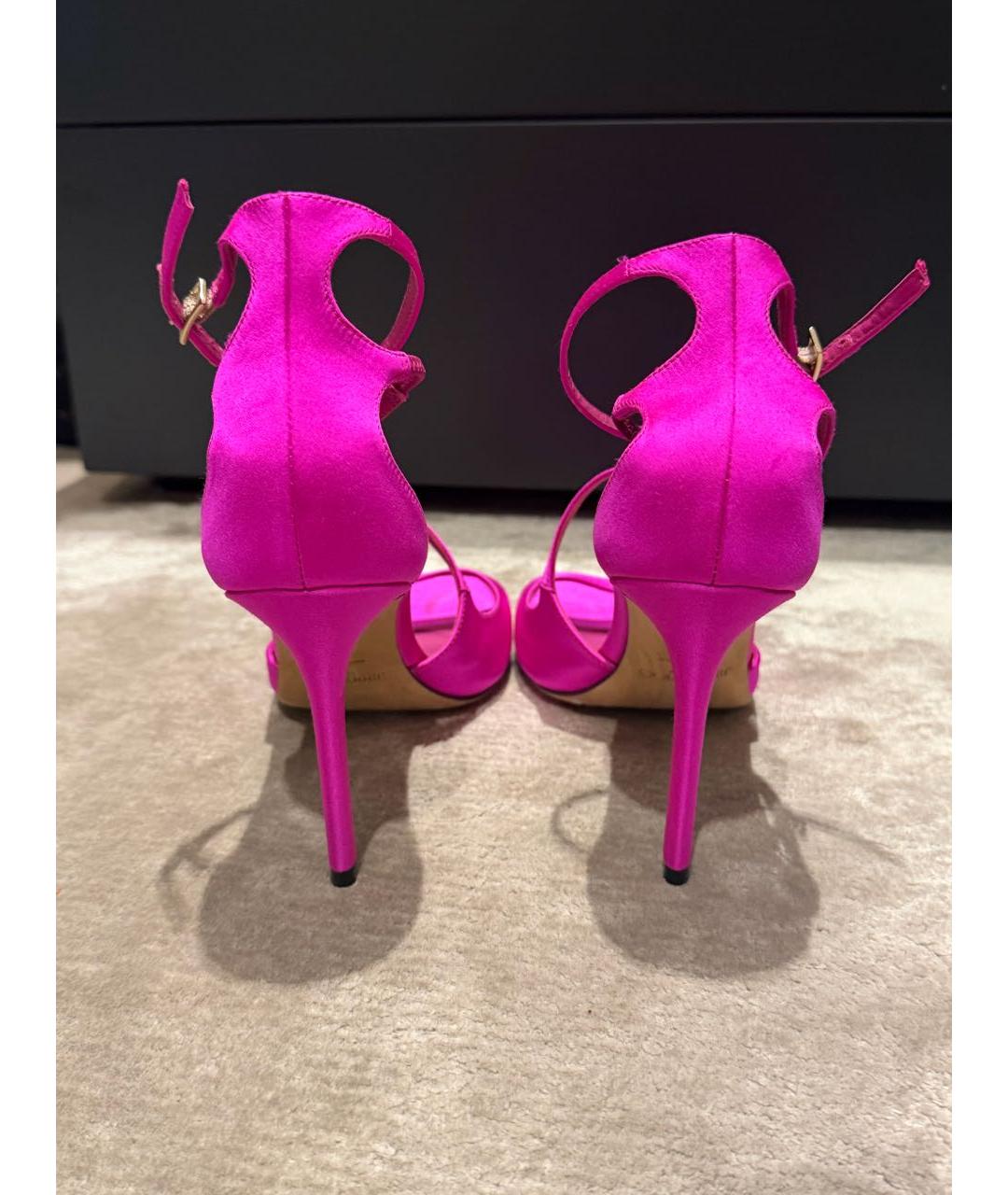 JIMMY CHOO Фуксия босоножки, фото 4