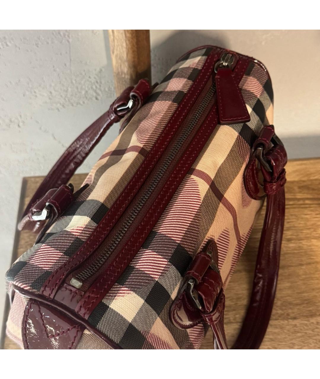 BURBERRY Бежевая сумка с короткими ручками, фото 7