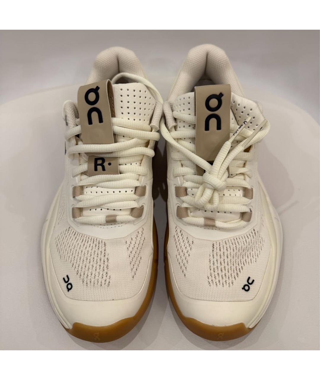ON Бежевые текстильные кроссовки, фото 2