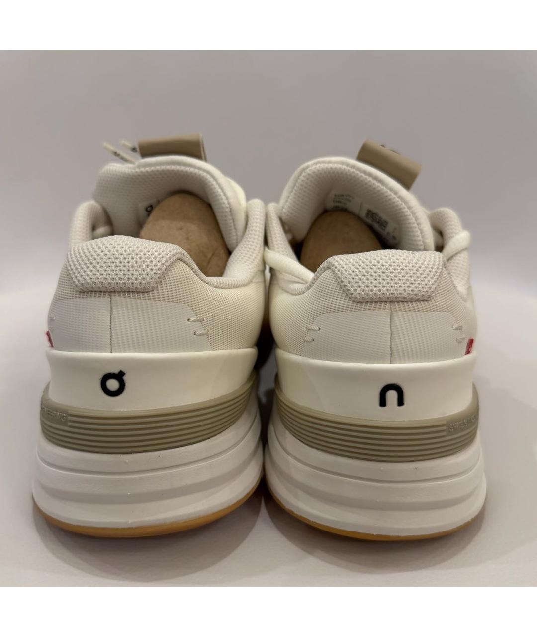 ON Бежевые текстильные кроссовки, фото 4