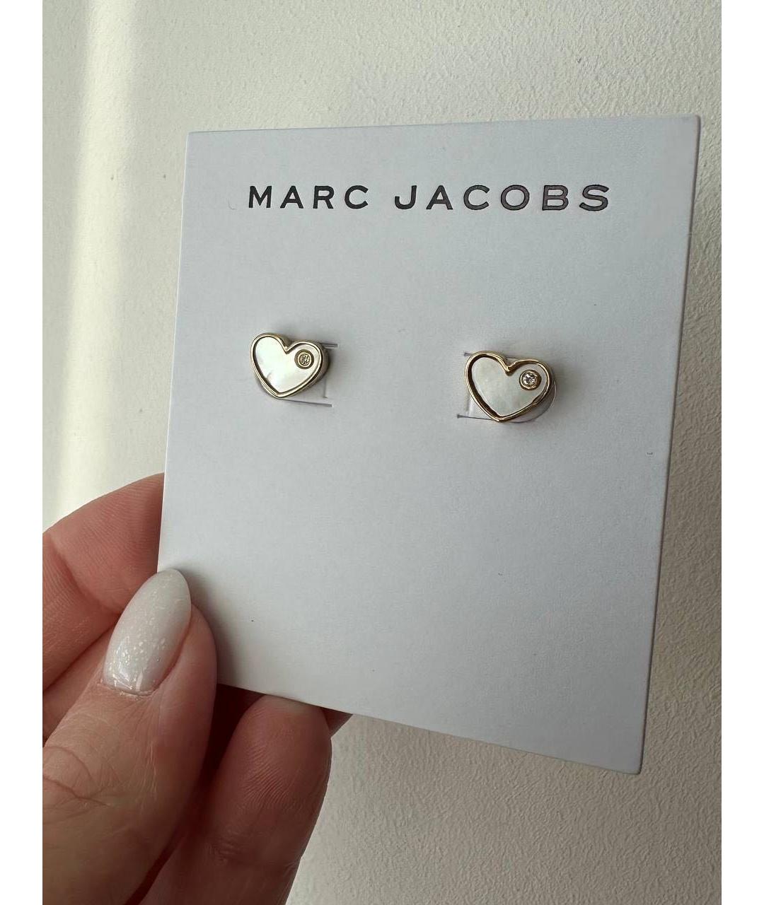 MARC JACOBS Золотые металлические серьги, фото 6