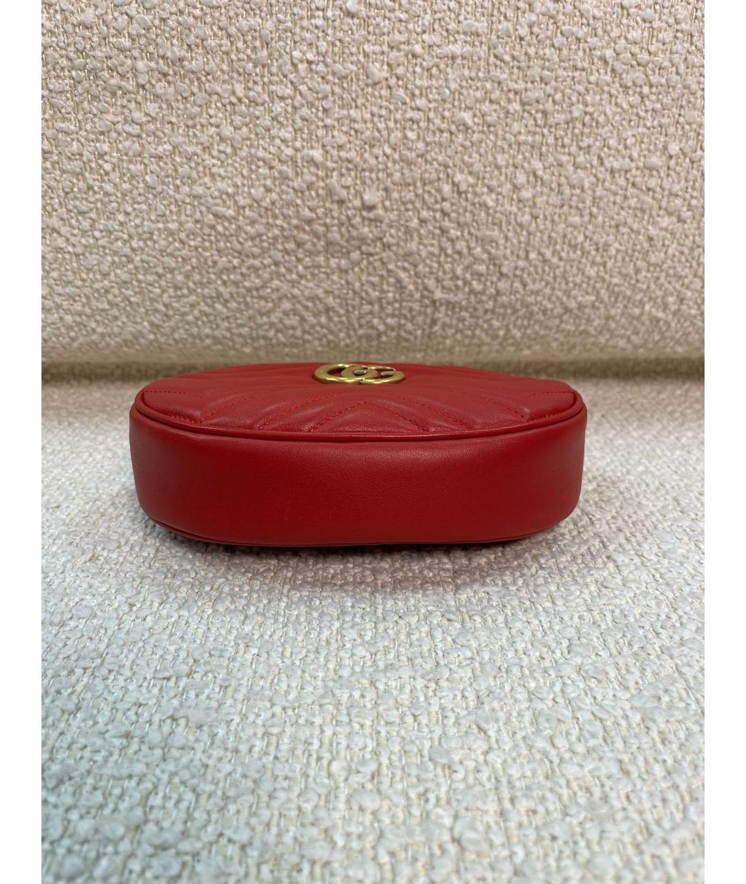 GUCCI Красная кожаная поясная сумка, фото 8