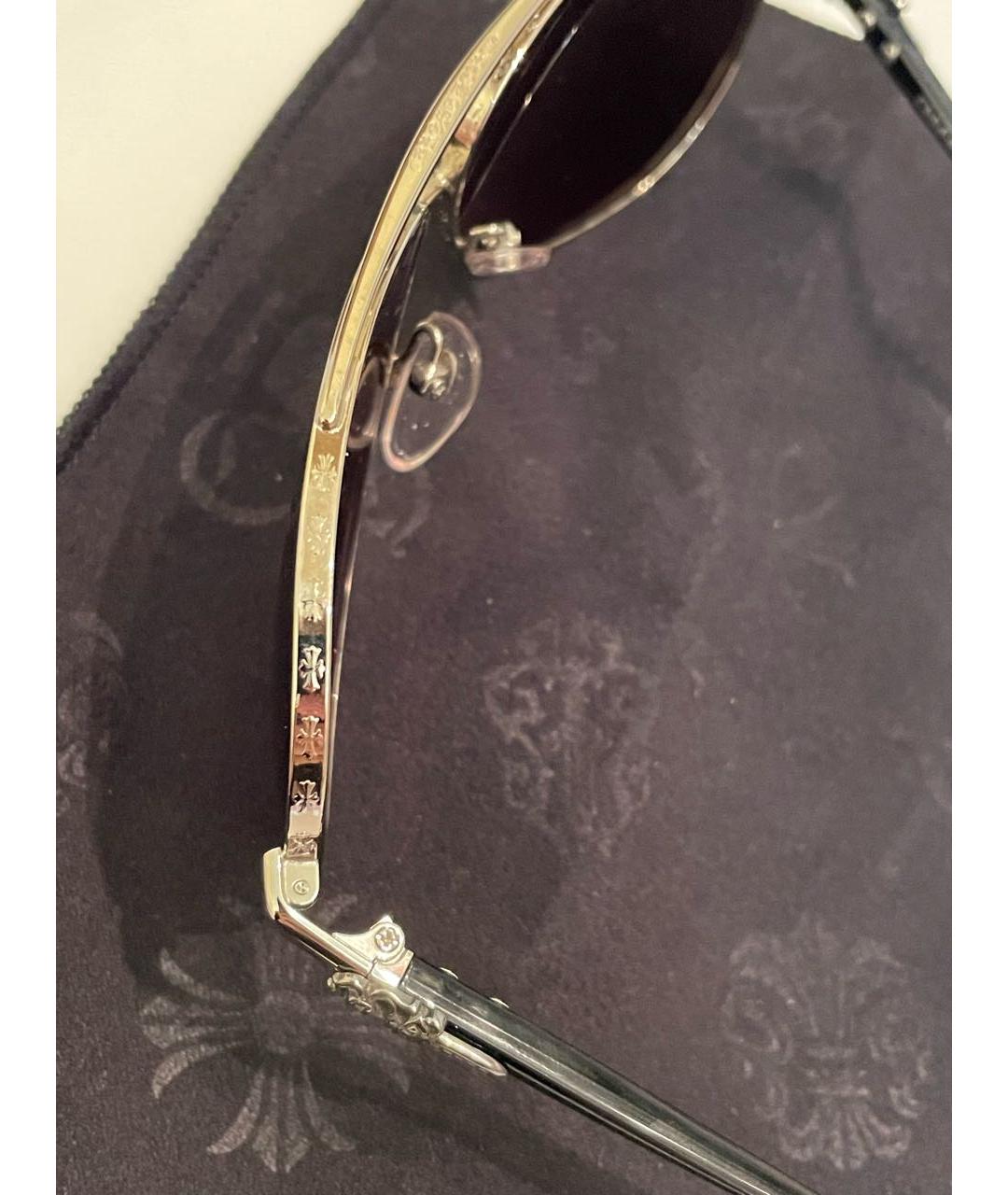 CHROME HEARTS Серебряные солнцезащитные очки, фото 3