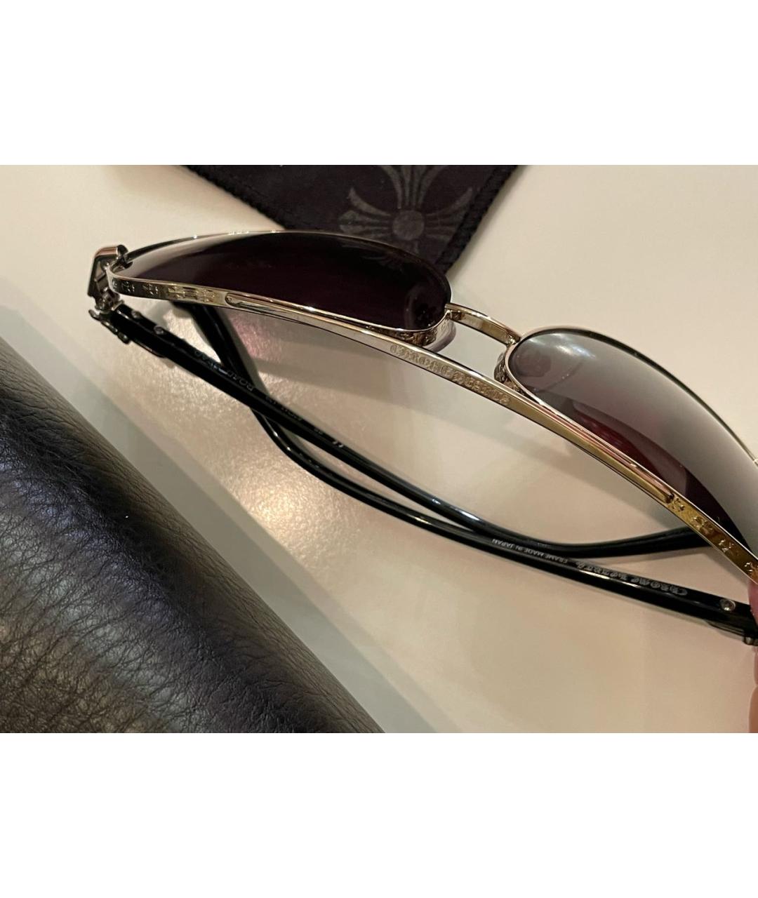 CHROME HEARTS Серебряные солнцезащитные очки, фото 4