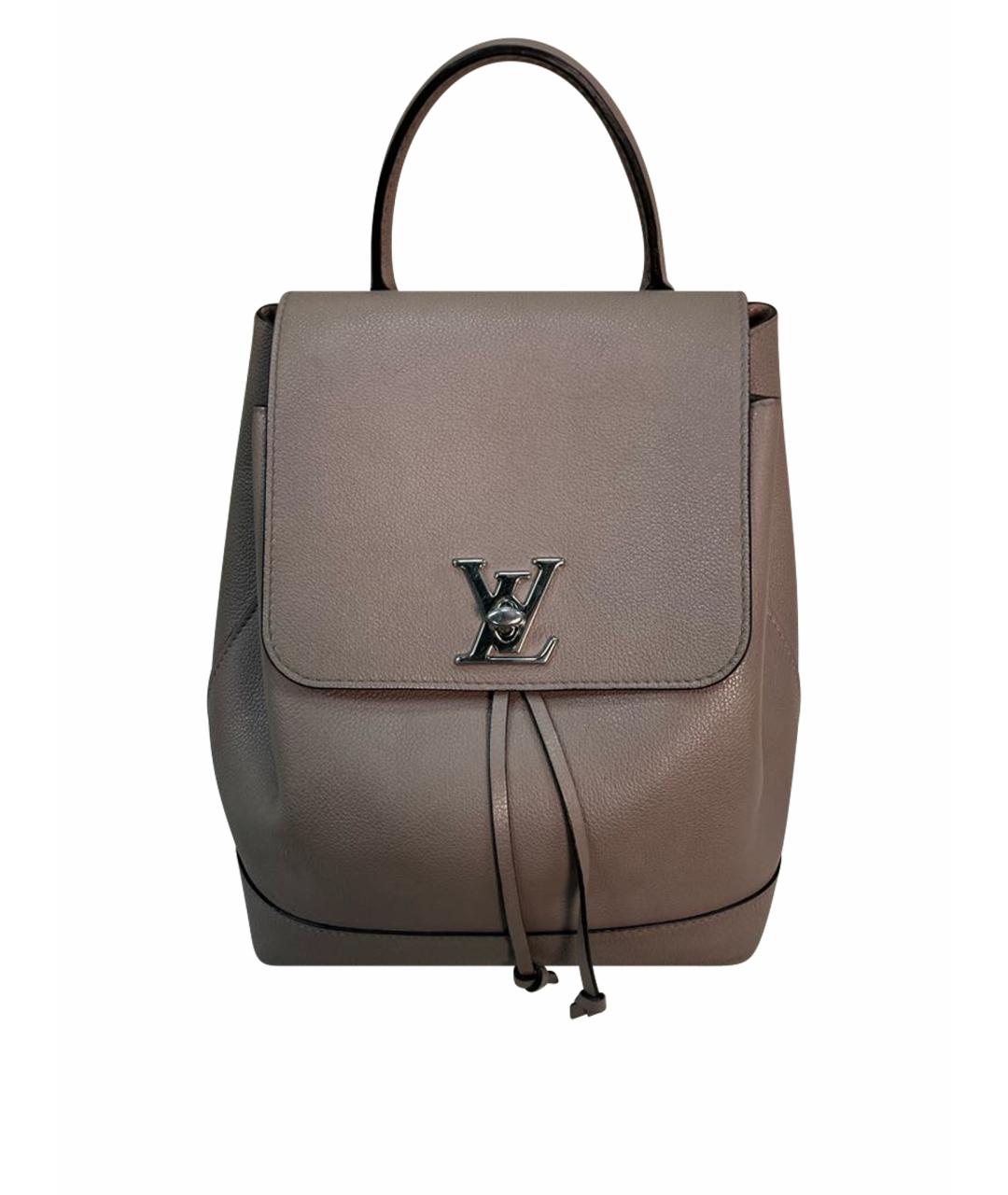 LOUIS VUITTON Бежевый кожаный рюкзак, фото 1