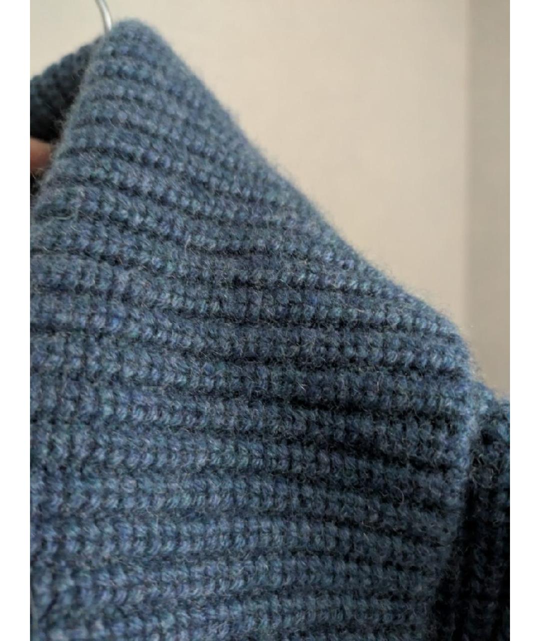 LORO PIANA Синяя кашемировая жилетка, фото 6