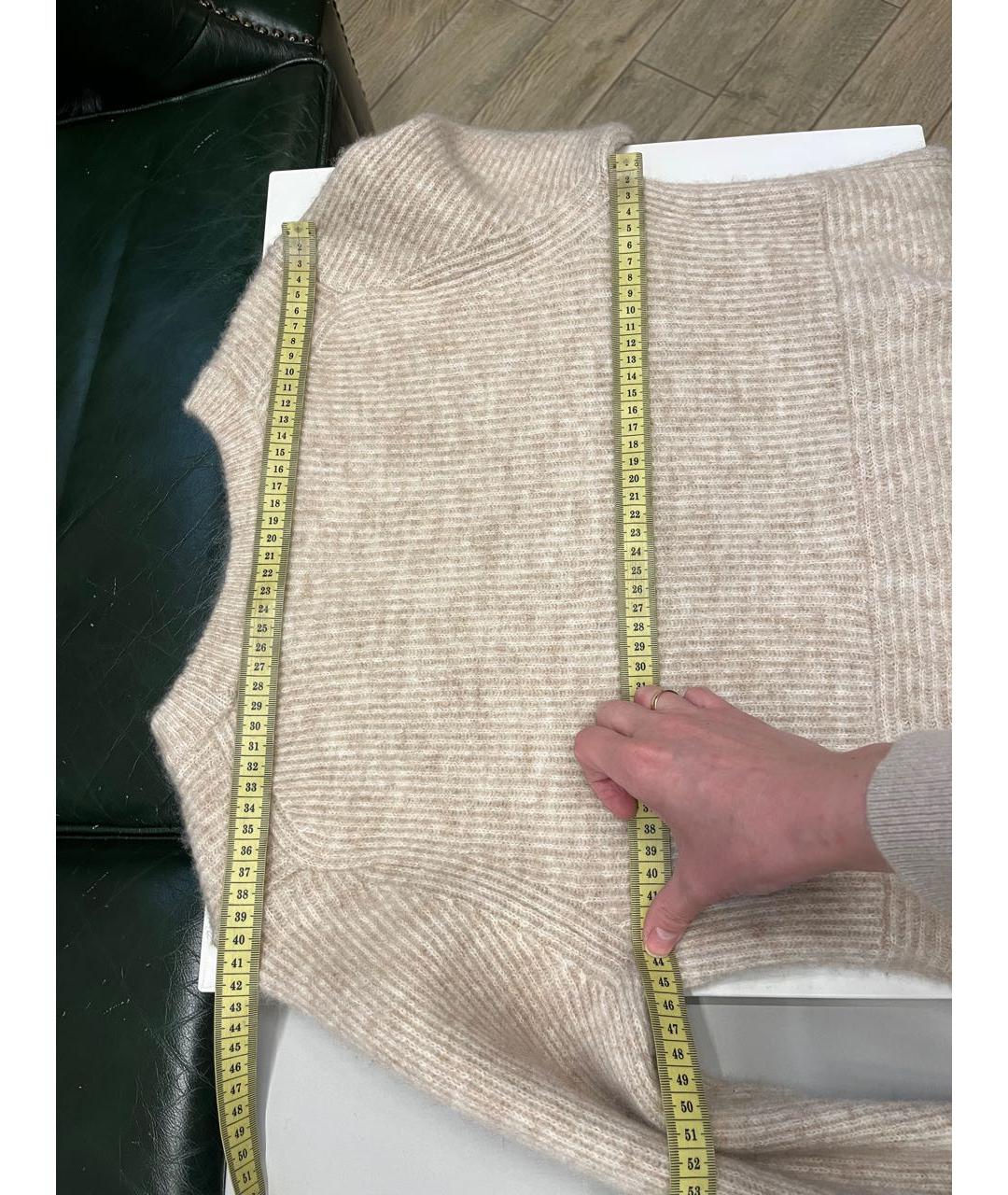 COS Бежевый шерстяной джемпер / свитер, фото 3