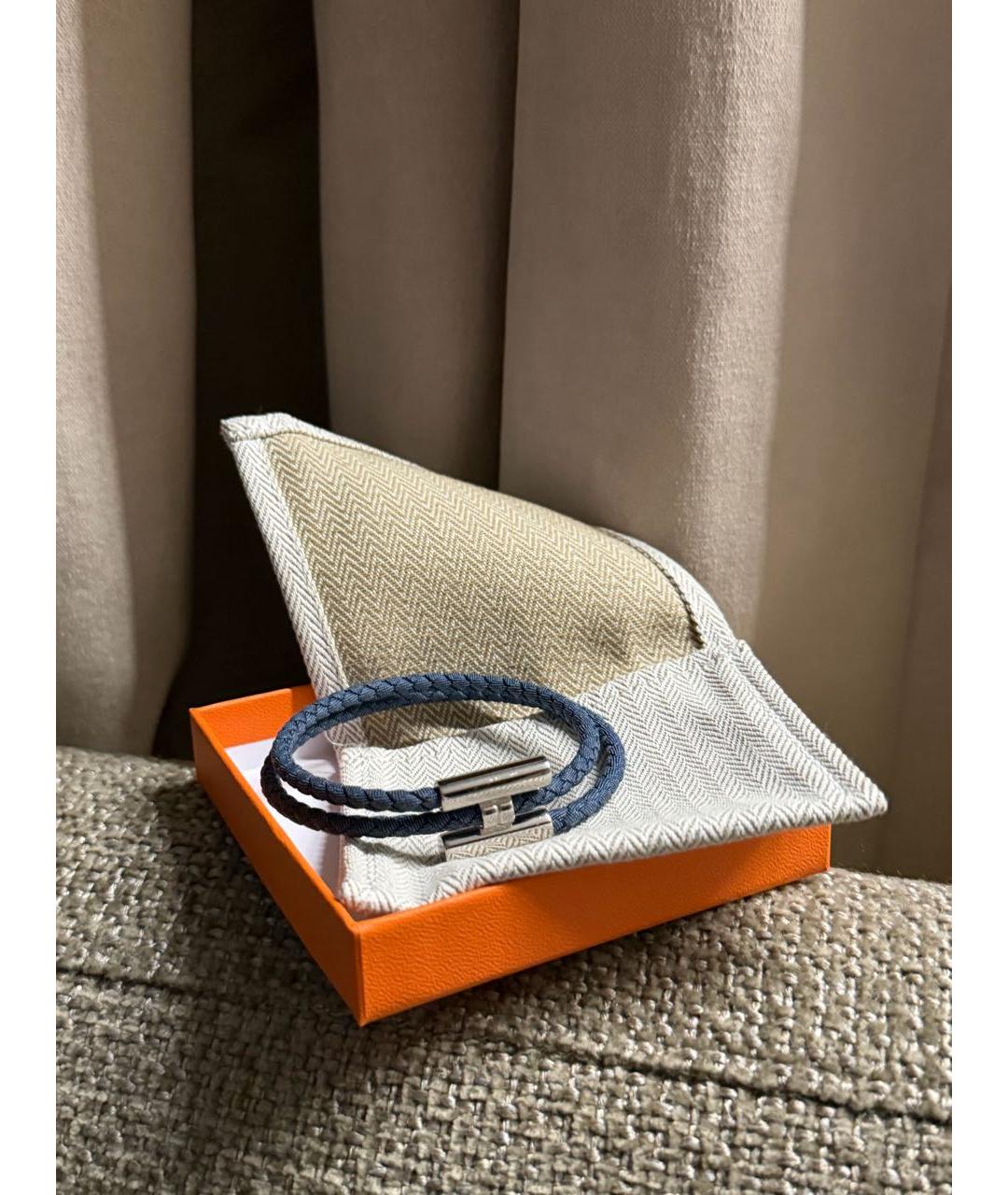 HERMES Синий браслет, фото 2