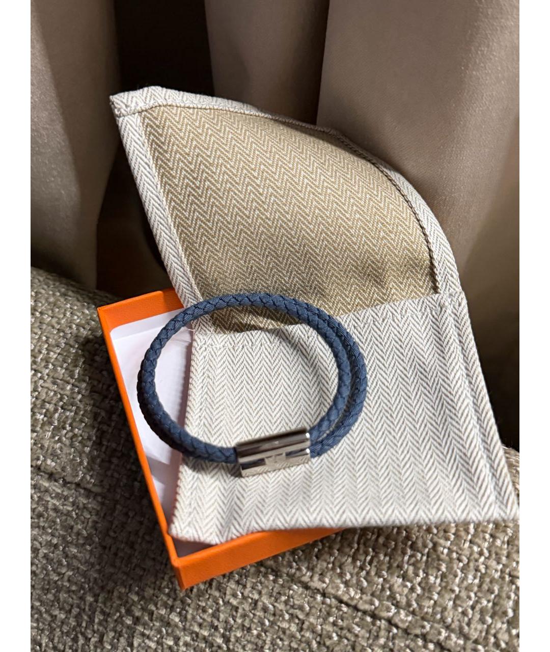 HERMES Синий браслет, фото 3