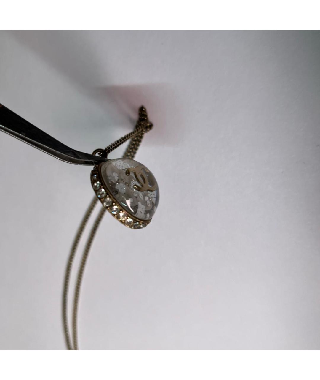 CHANEL Серебряная металлическая подвеска, фото 2