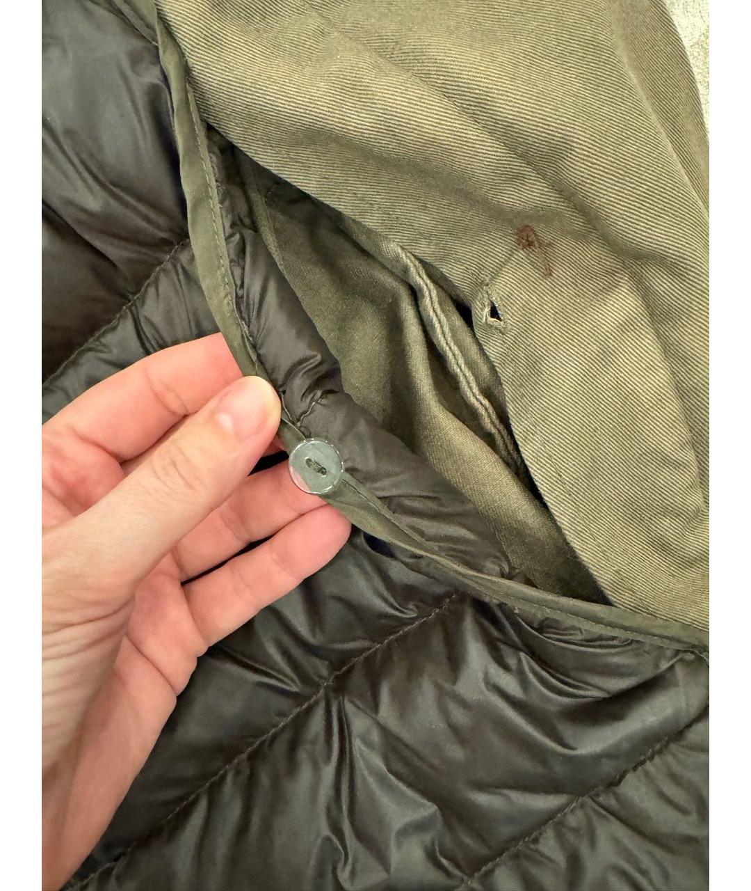 ARMY YVES SALOMON Хаки деним парка, фото 8
