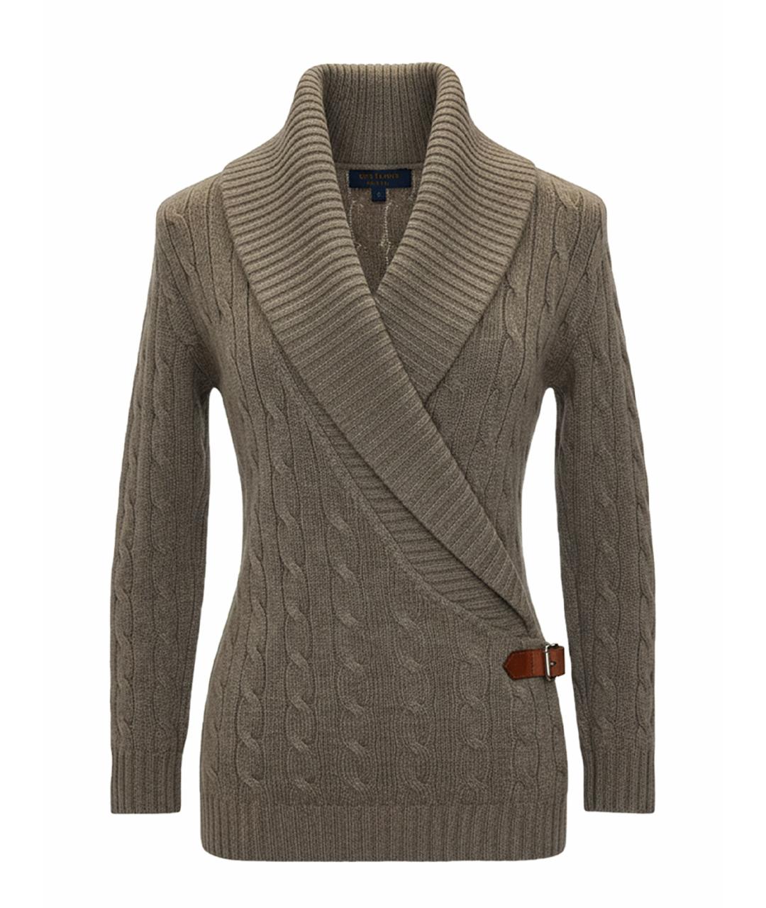 RALPH LAUREN Бежевый кашемировый джемпер / свитер, фото 1