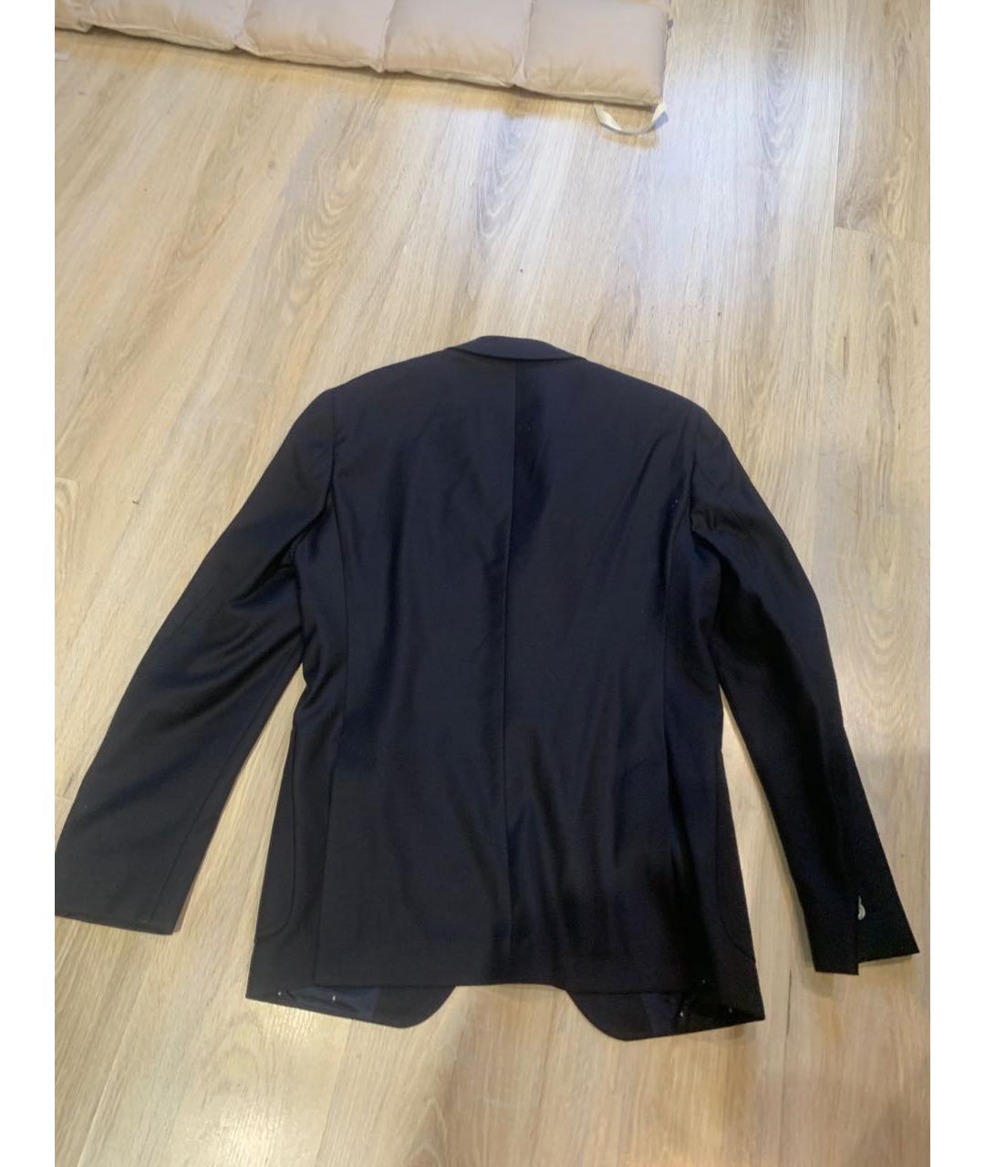 HUGO BOSS Темно-синий шерстяной пиджак, фото 2