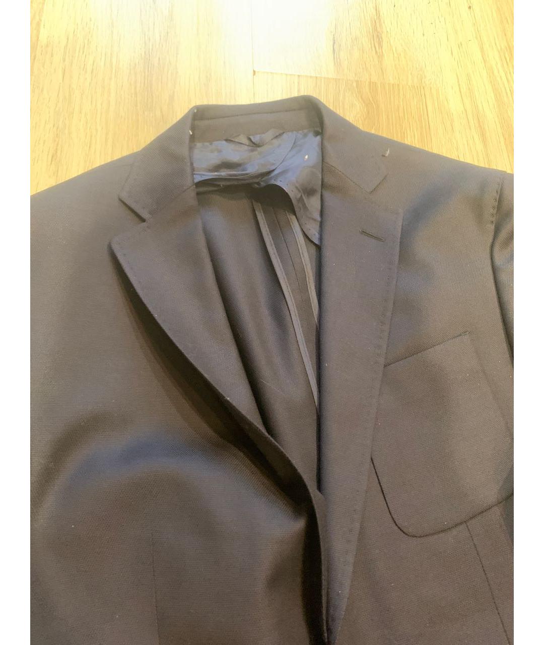 HUGO BOSS Темно-синий шерстяной пиджак, фото 3