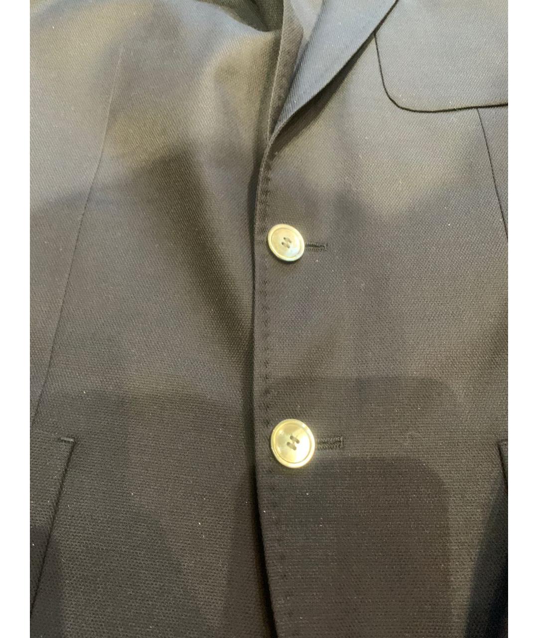 HUGO BOSS Темно-синий шерстяной пиджак, фото 4