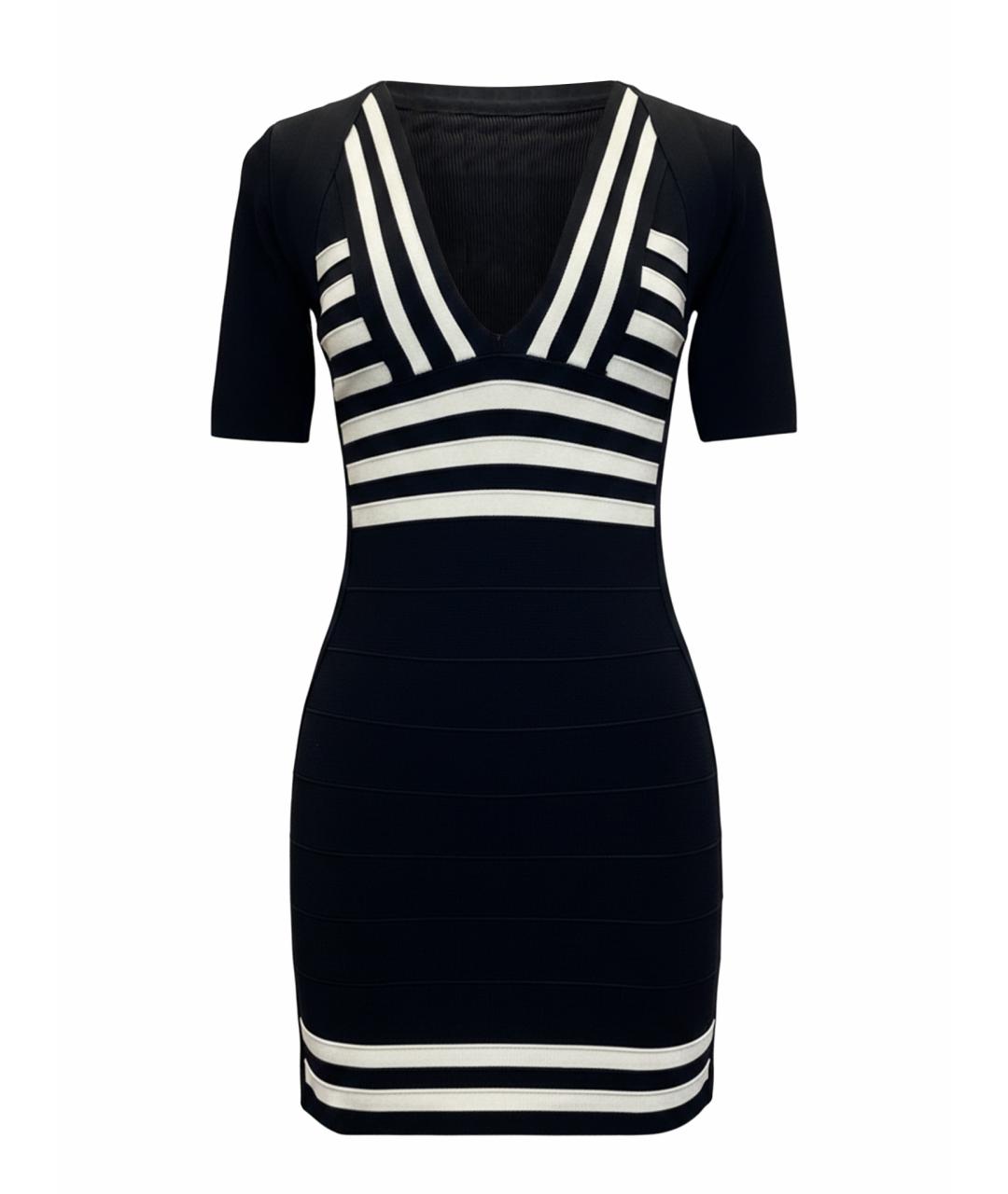 ELISABETTA FRANCHI Черное повседневное платье, фото 1