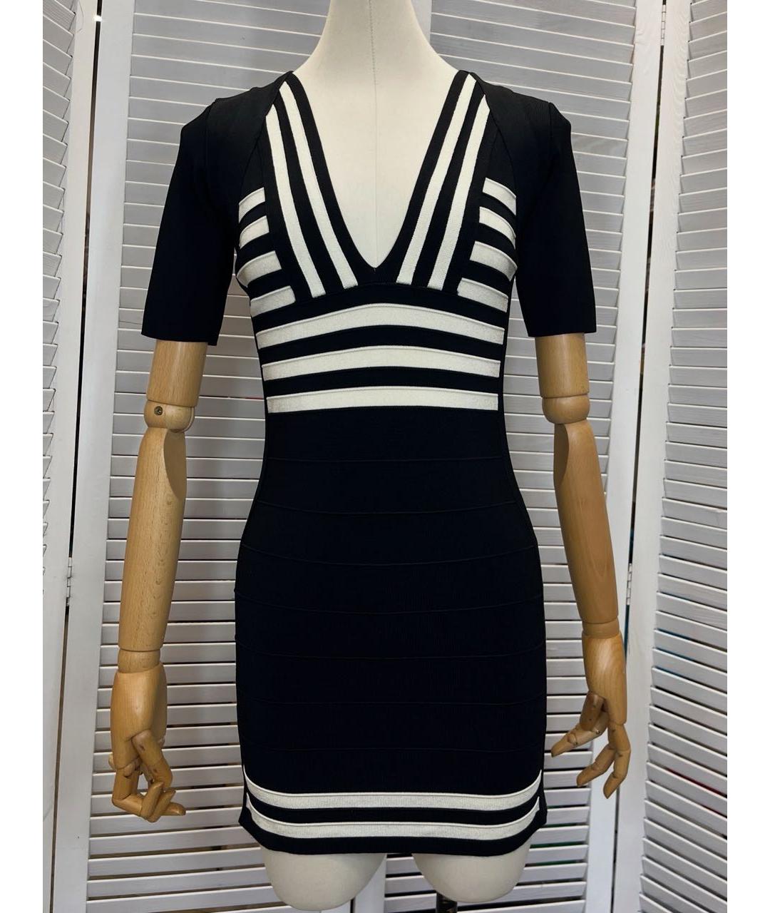 ELISABETTA FRANCHI Черное повседневное платье, фото 9