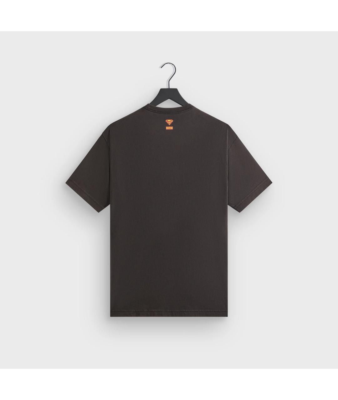 KITH Коричневая хлопковая футболка, фото 2