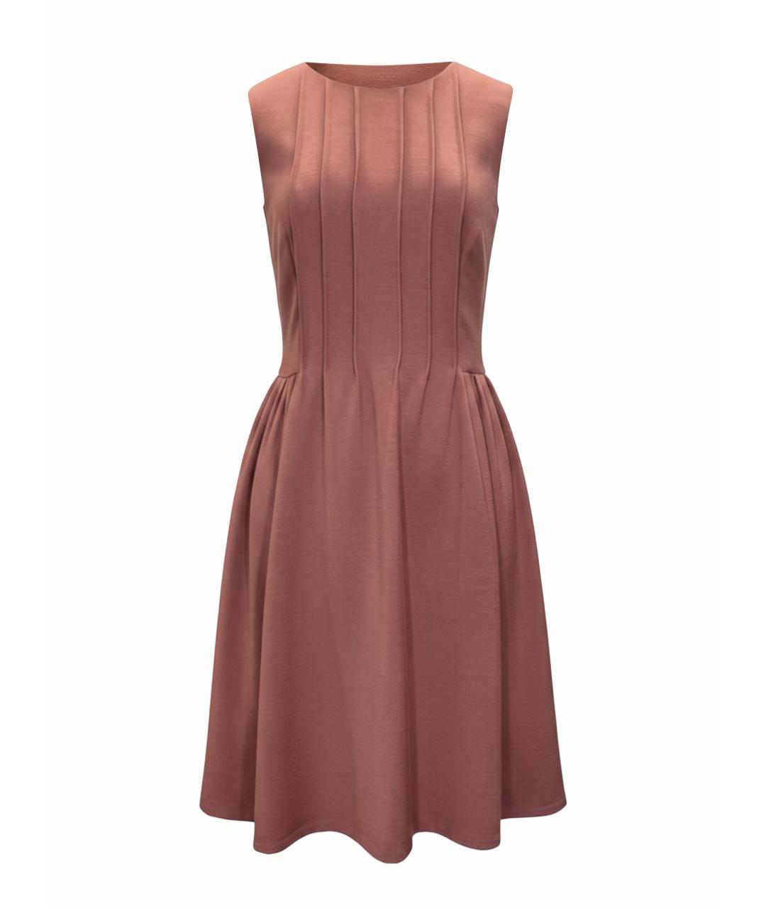 RED VALENTINO Коралловое шерстяное повседневное платье, фото 1