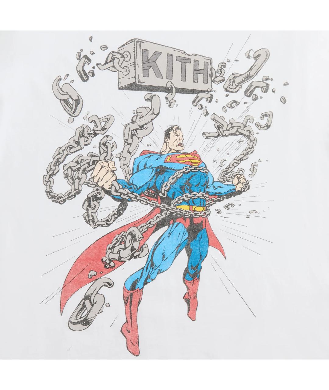 KITH Белая хлопковая футболка, фото 3