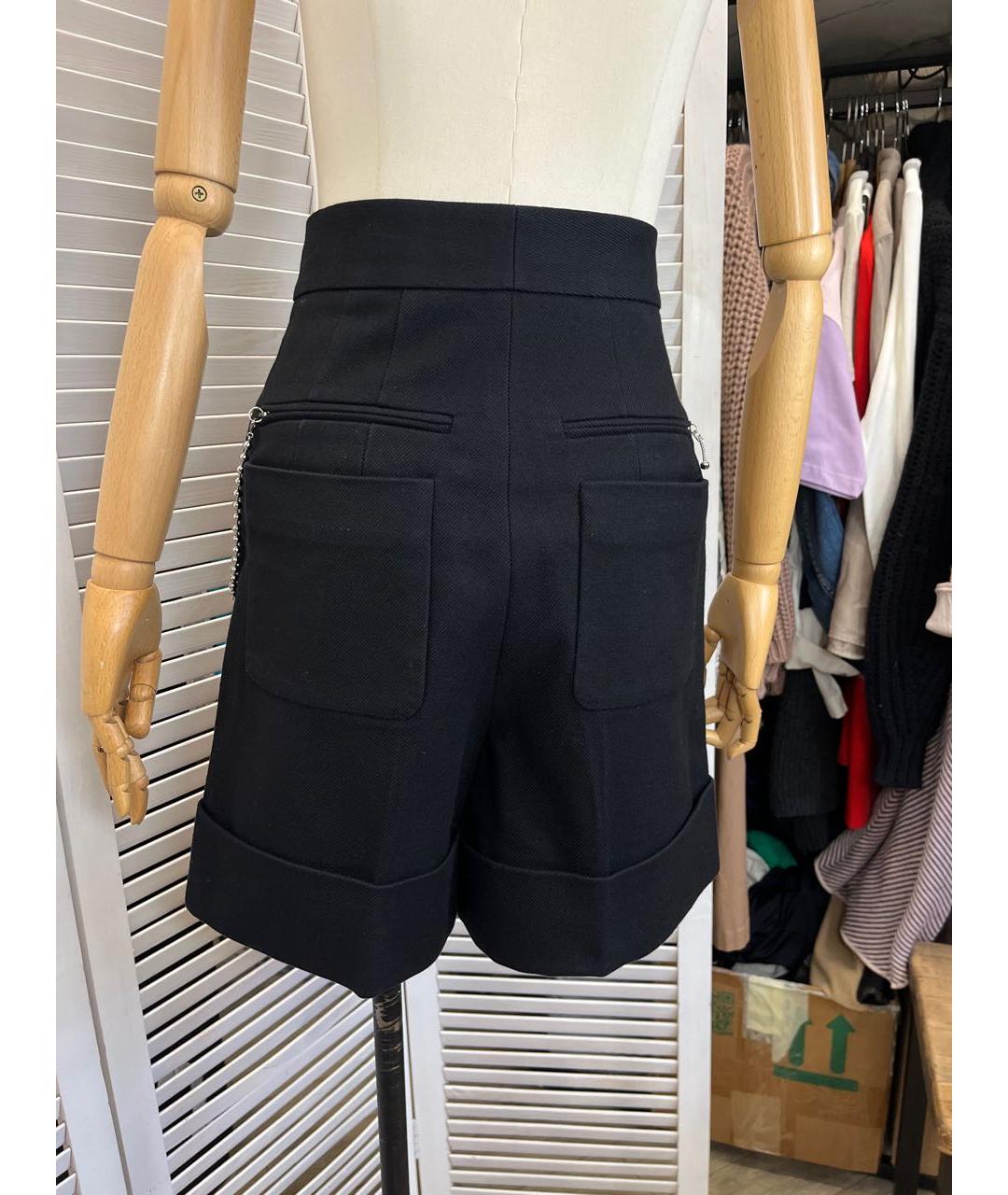 ALEXANDER WANG Черные шерстяные шорты, фото 3