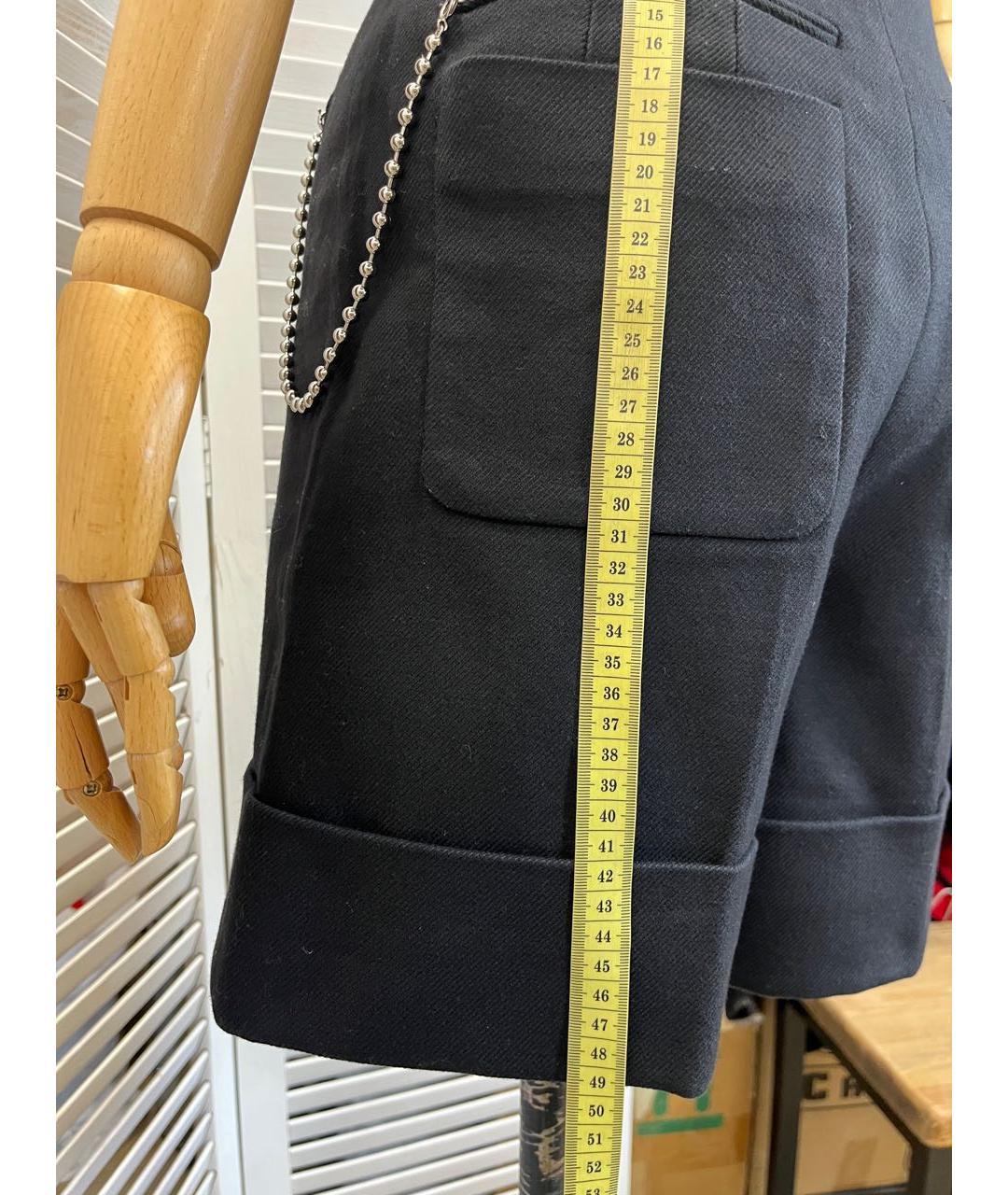 ALEXANDER WANG Черные шерстяные шорты, фото 4