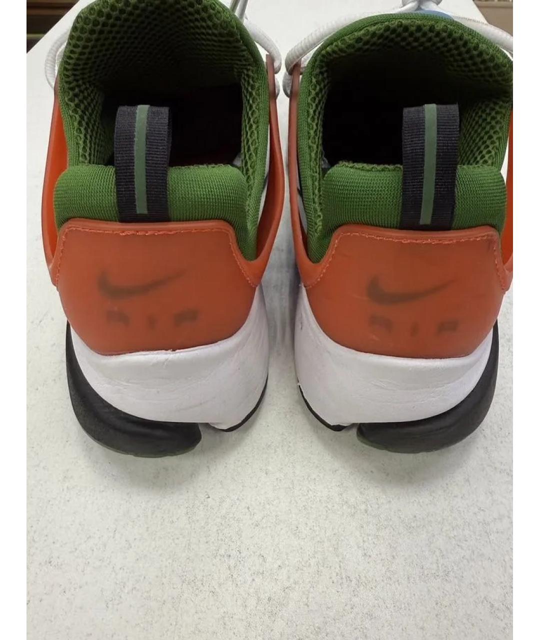 NIKE Зеленые текстильные низкие кроссовки / кеды, фото 6