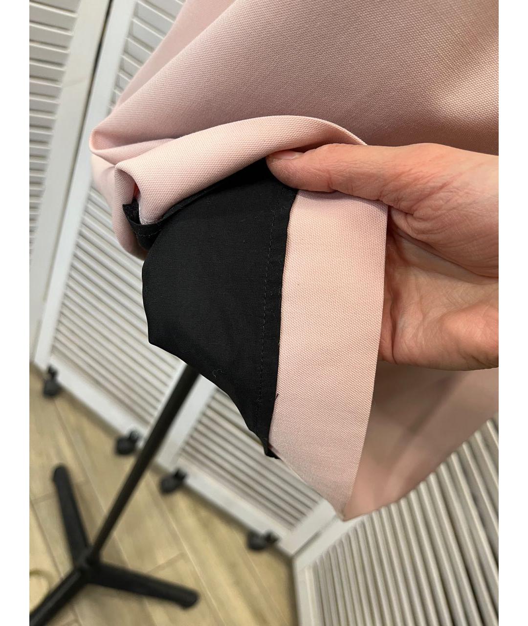 RED VALENTINO Розовое шерстяное повседневное платье, фото 5