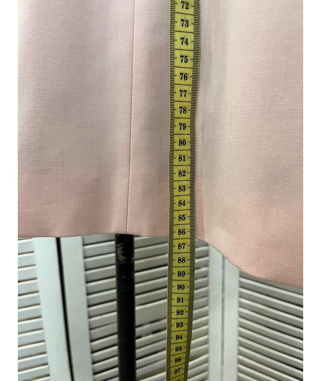 RED VALENTINO Розовое шерстяное повседневное платье, фото 6