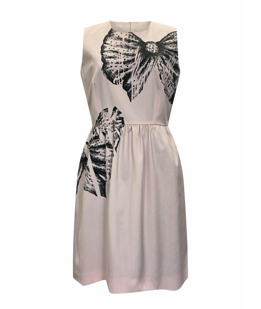 RED VALENTINO Розовое шерстяное повседневное платье, фото 1