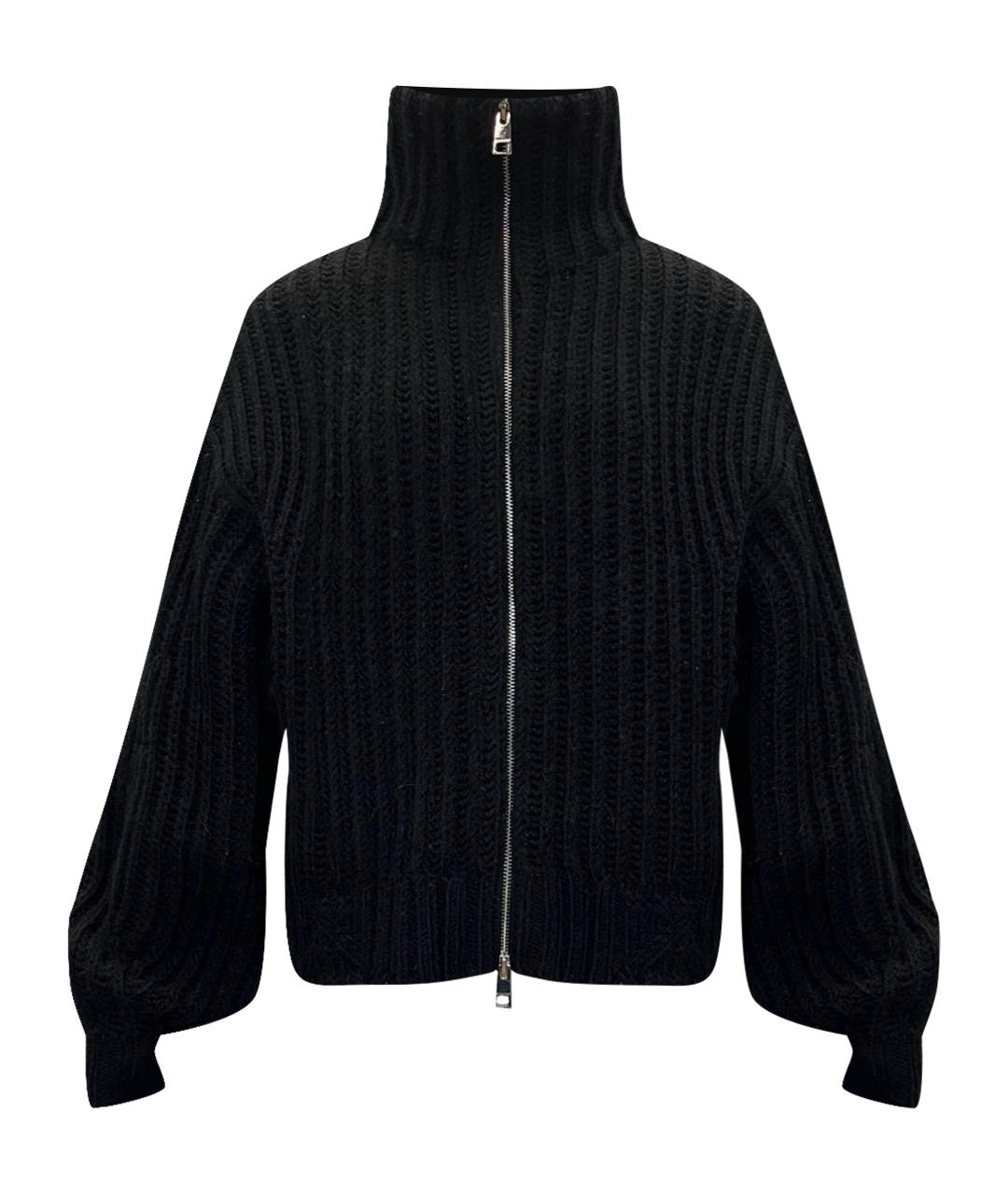 ZADIG & VOLTAIRE Черный шерстяной кардиган, фото 1