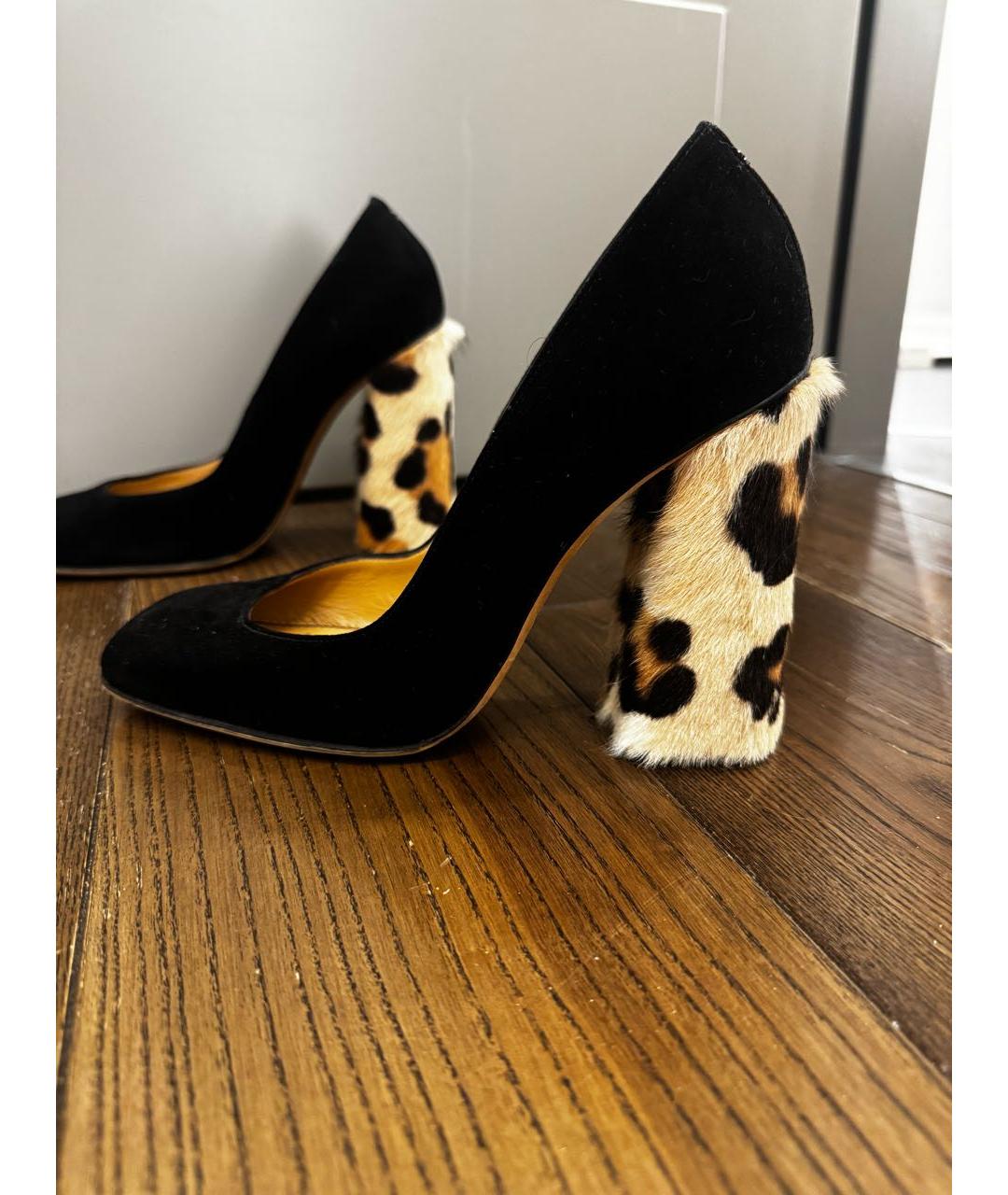 DSQUARED2 Черные замшевые туфли, фото 6