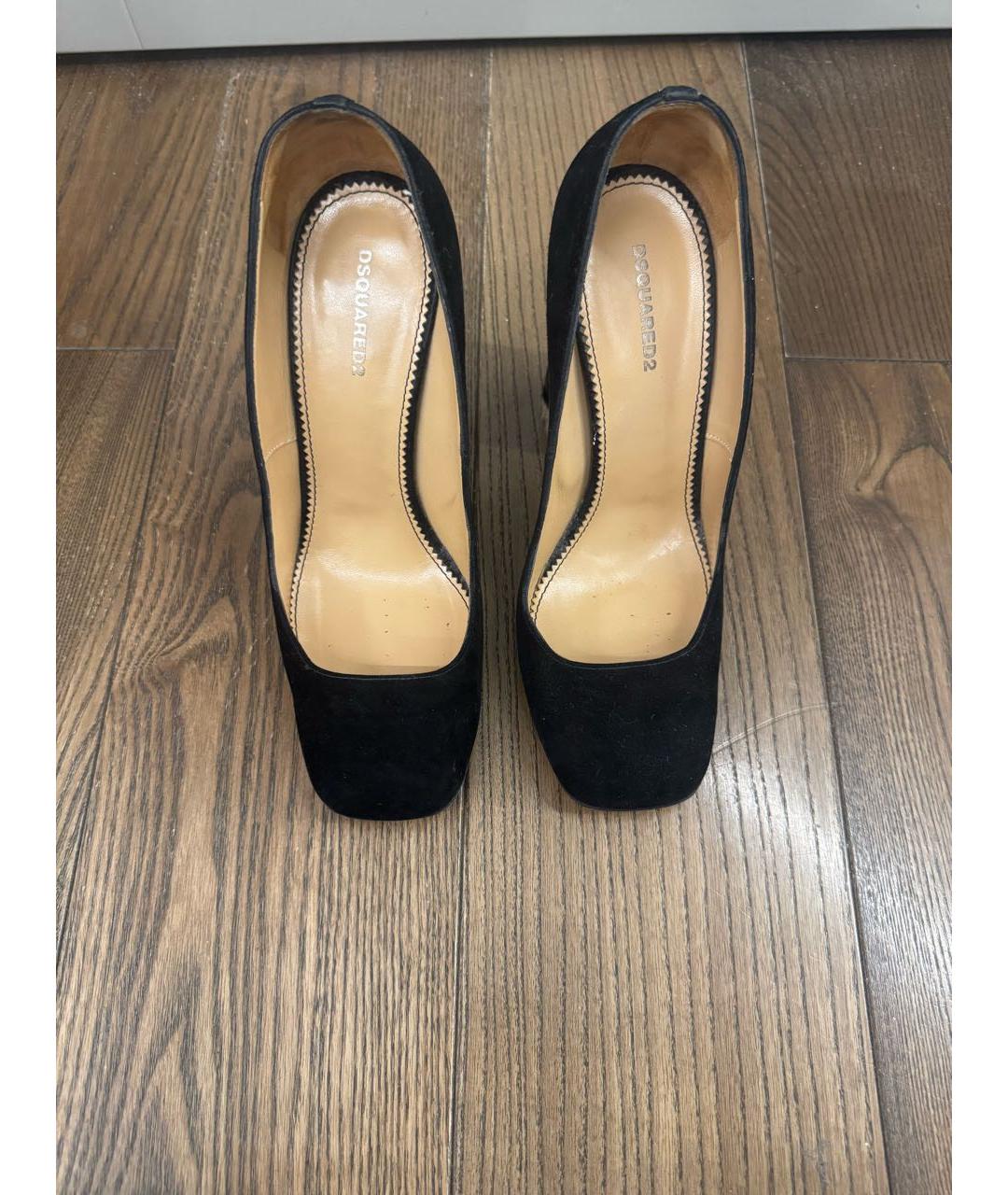 DSQUARED2 Черные замшевые туфли, фото 3