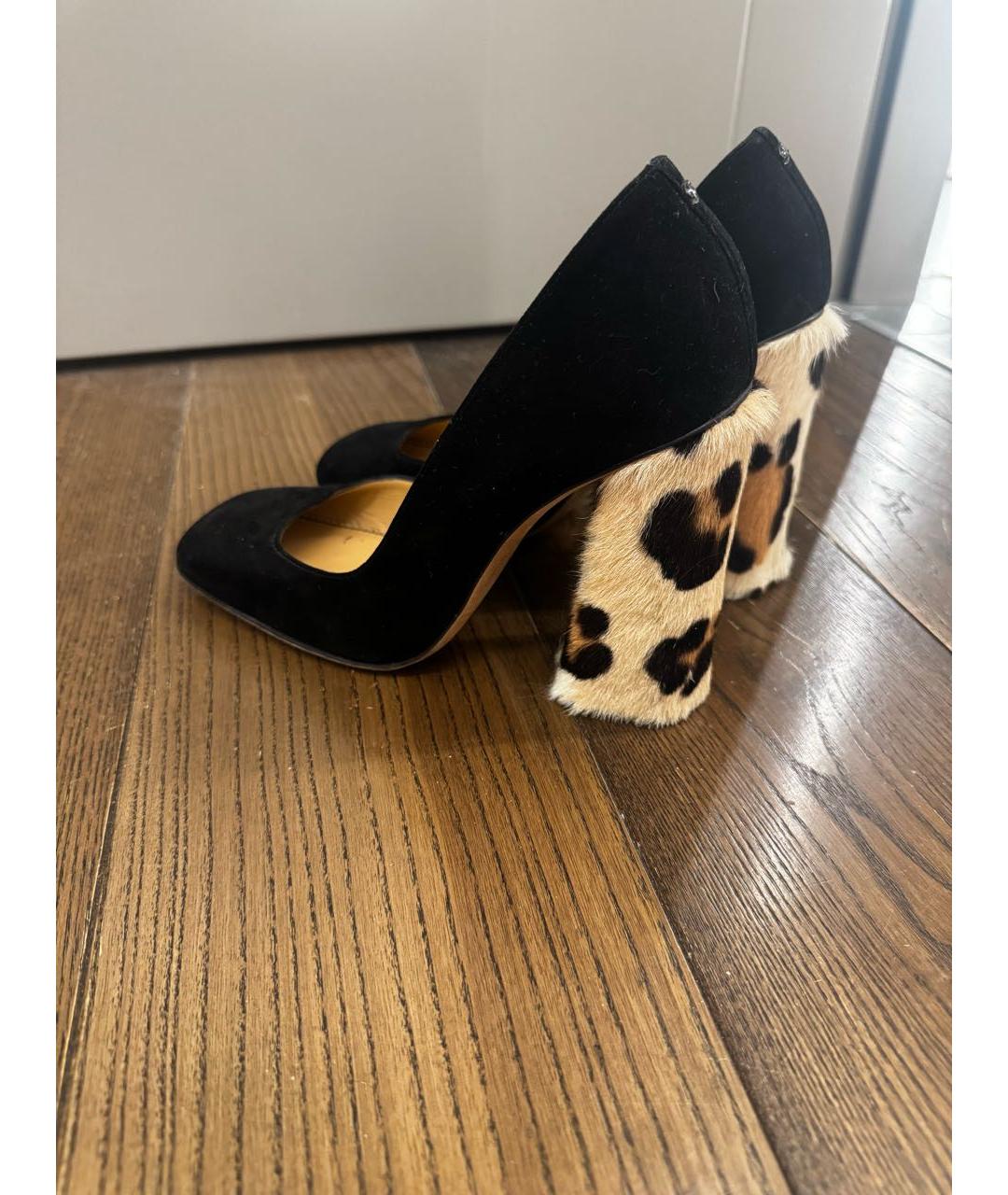 DSQUARED2 Черные замшевые туфли, фото 5