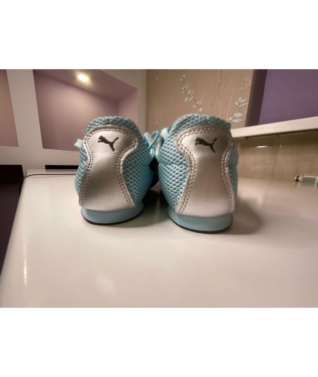 PUMA Голубые низкие кроссовки / кеды, фото 4