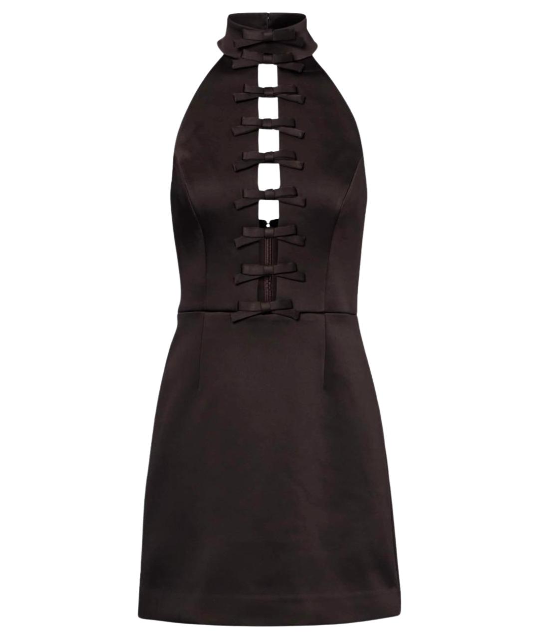REBECCA VALLANCE Коричневое полиэстеровое коктейльное платье, фото 1