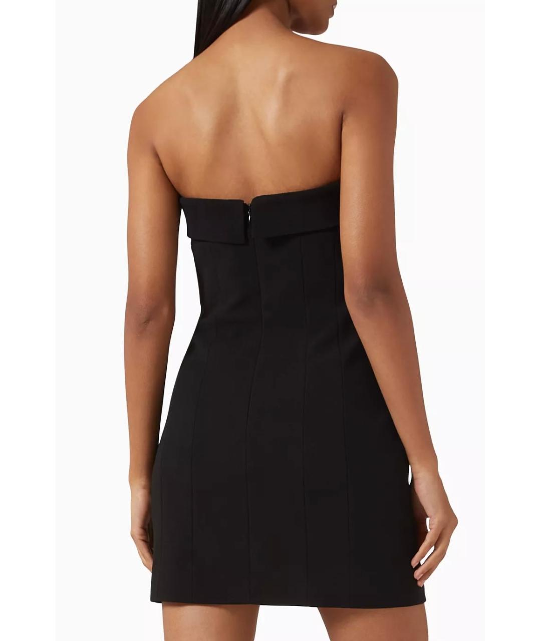 REBECCA VALLANCE Черное полиэстеровое коктейльное платье, фото 4