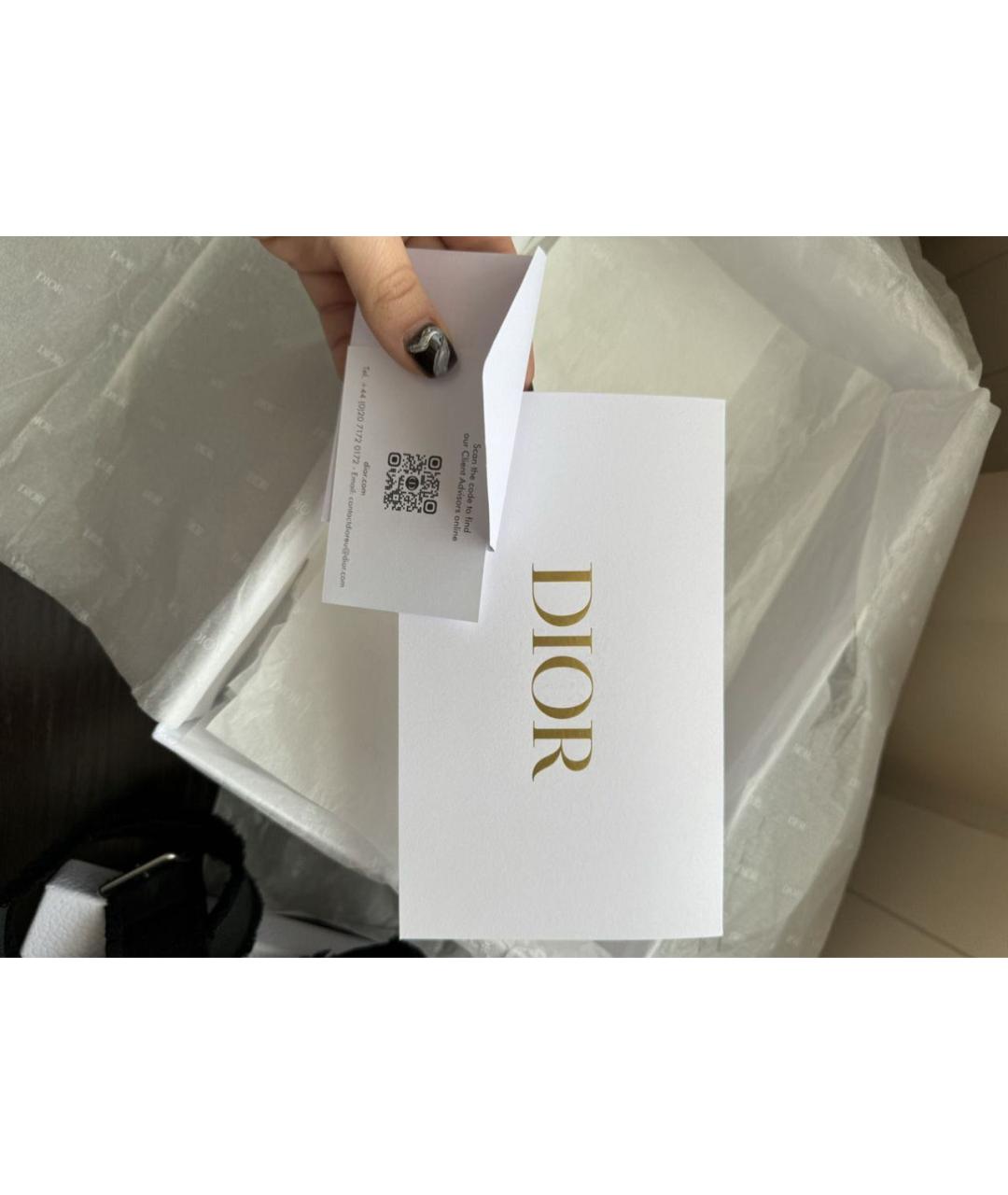 CHRISTIAN DIOR Черные балетки, фото 7