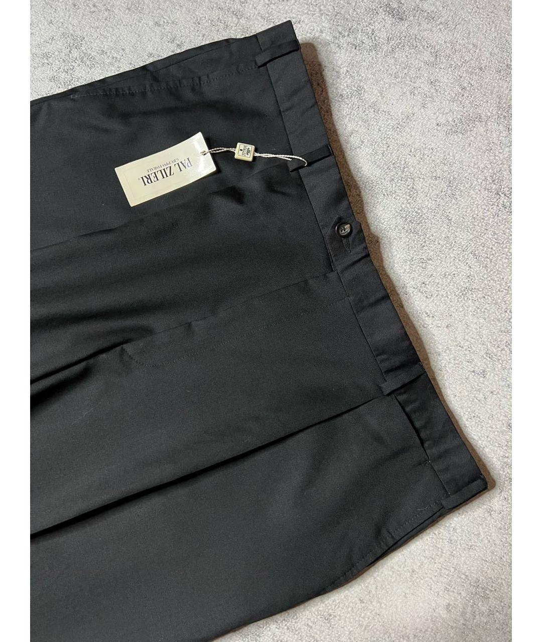 PAL ZILERI Черные шерстяные классические брюки, фото 2