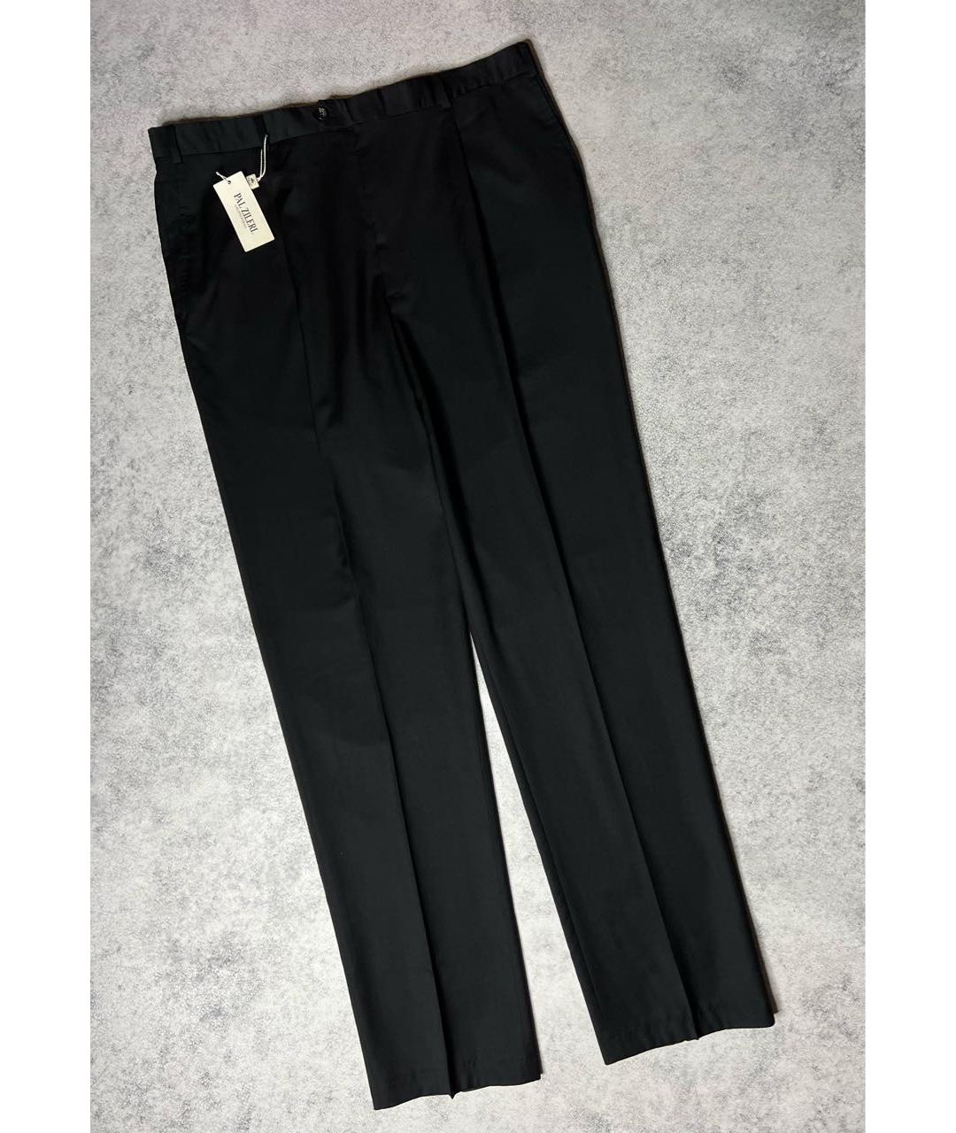 PAL ZILERI Черные шерстяные классические брюки, фото 7