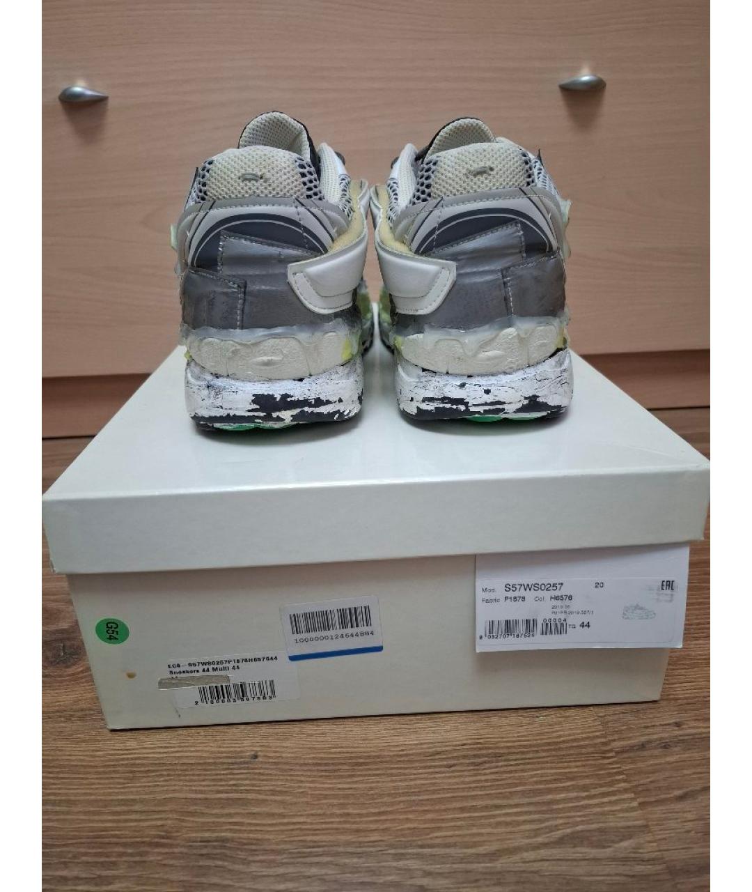 MAISON MARGIELA Белые низкие кроссовки / кеды, фото 4