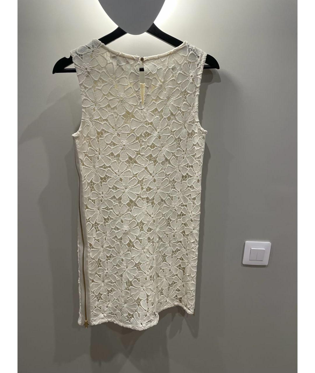 JUICY COUTURE Белое кружевное коктейльное платье, фото 2