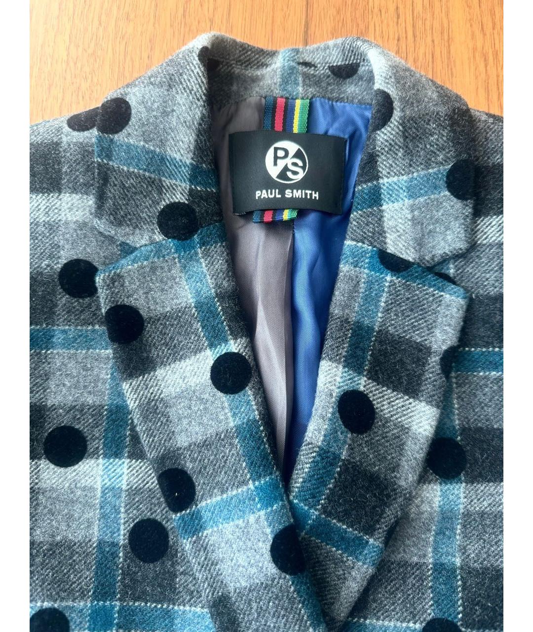 PS BY PAUL SMITH Мульти шерстяной жакет/пиджак, фото 4